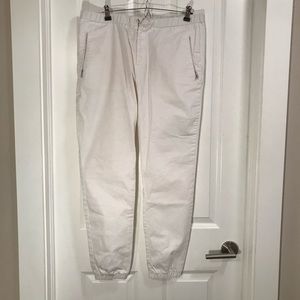 Zara Man White Joggers Size XL